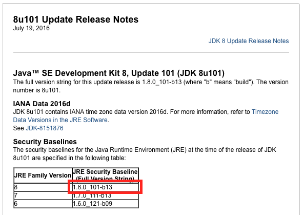 jre 8 update 101